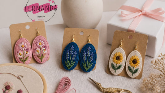 Best Handmade Embroidered Earrings for Gifts