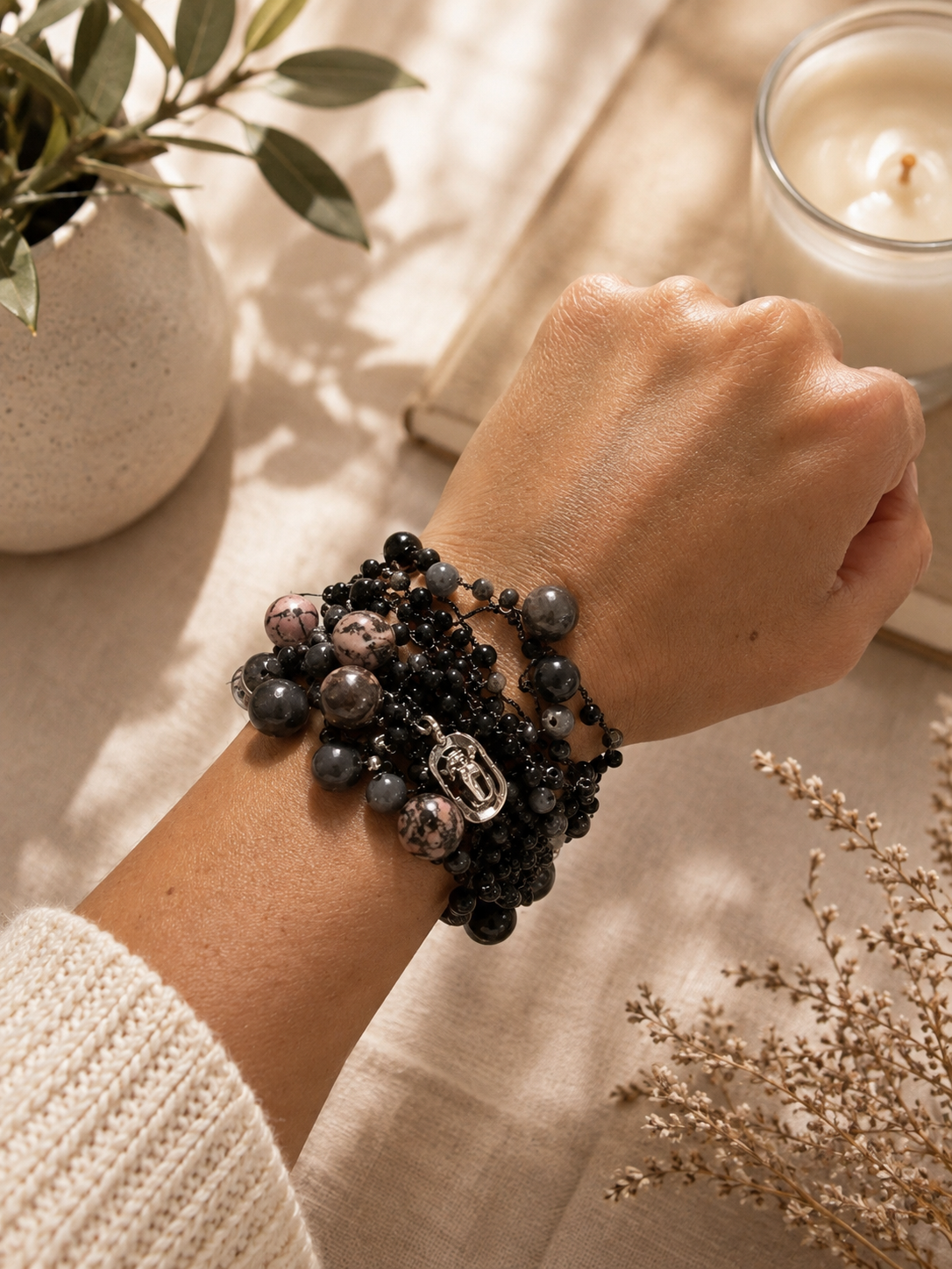Midnight Infinity Convertible Necklace