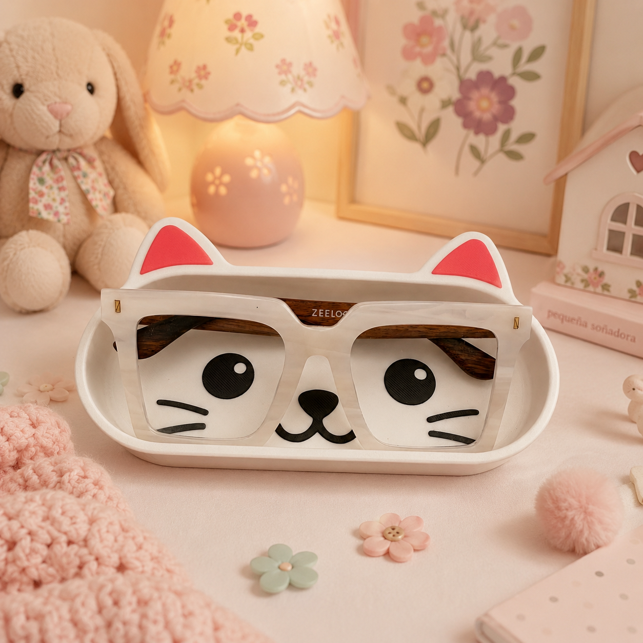 Cat Glasses Holder Tray