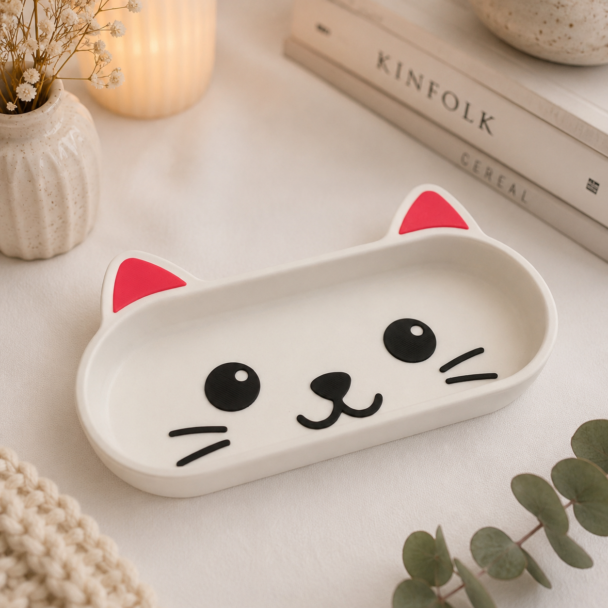 Cat Glasses Holder Tray